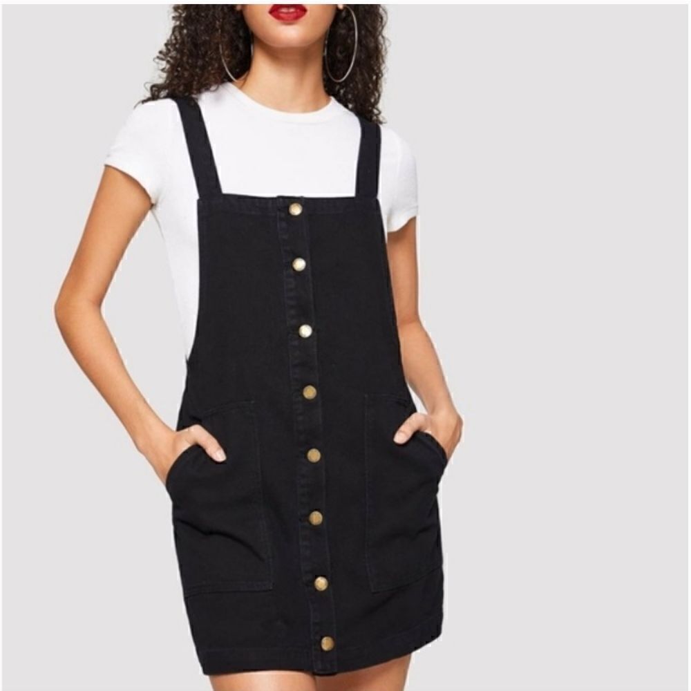 Newbury‎ Kustom Pocketed Jumper Dress Sz S